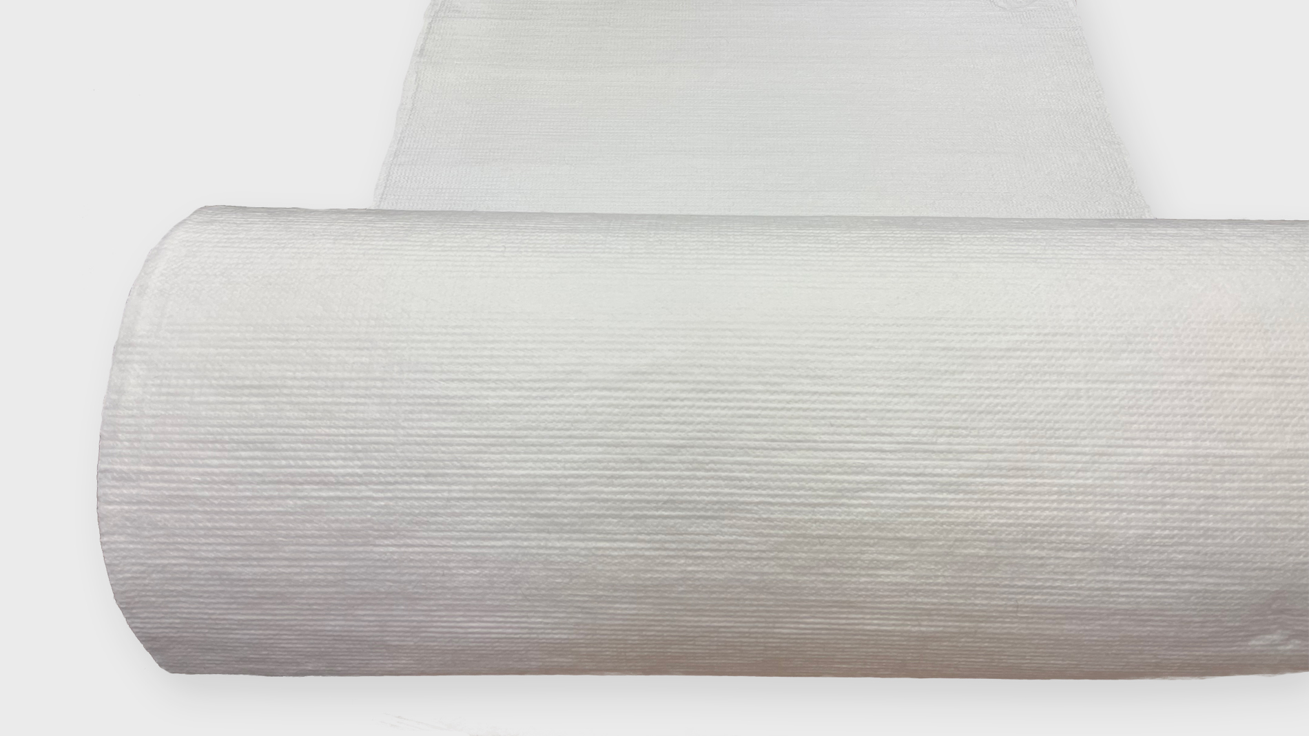 Aluminium Foil Fiberglass Needle Mat E Glass 25MM White 800℃ Heat Insulation